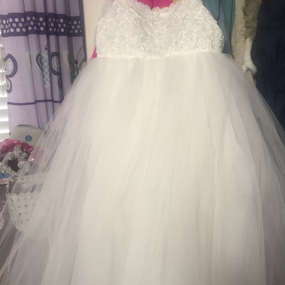 Girls bridal gown.